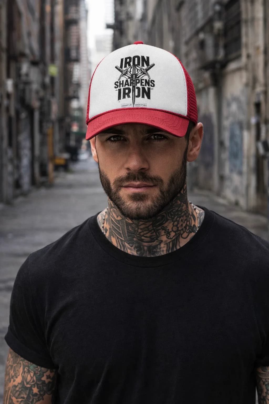 Iron Sharpens Iron Trucker Hat - Front View