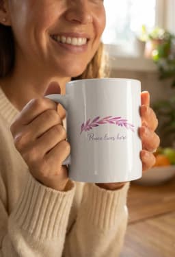 Peace Lives Here Mug - Kitchen